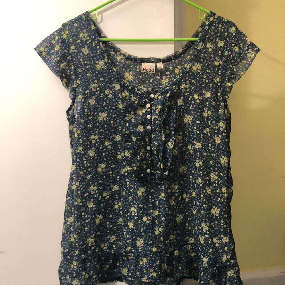Mudd Floral Top